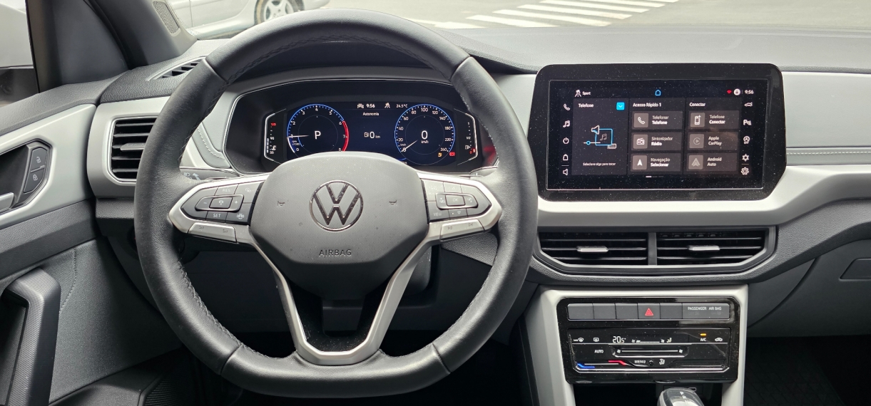 volkswagen t-cross 1.0 200 tsi total flex comfortline automatico 4p 20259