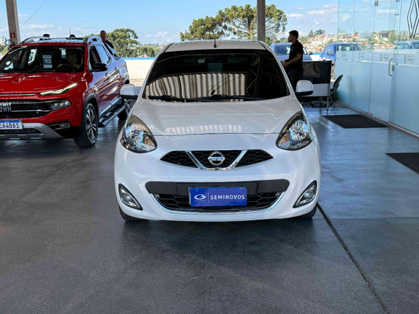 nissan march sl 1.6 16v cvt flexstart flex automatico1