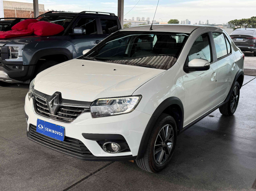 renault logan iconic 1.6 16v sce cvt flex automatico0