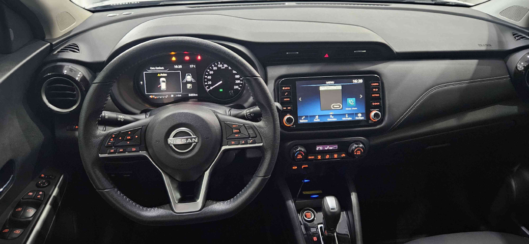 nissan kicks 1.6 16v flexstart exclusive xtronic flex 4p automatico 2024