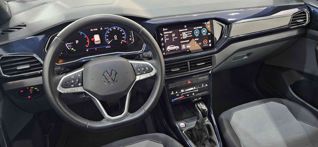 volkswagen t-cross 1.0 200 tsi total flex comfortline automatico 4p 2024