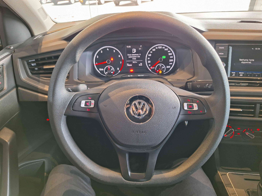 volkswagen virtus 1.6 msi sense total flex automatico 5p 2020