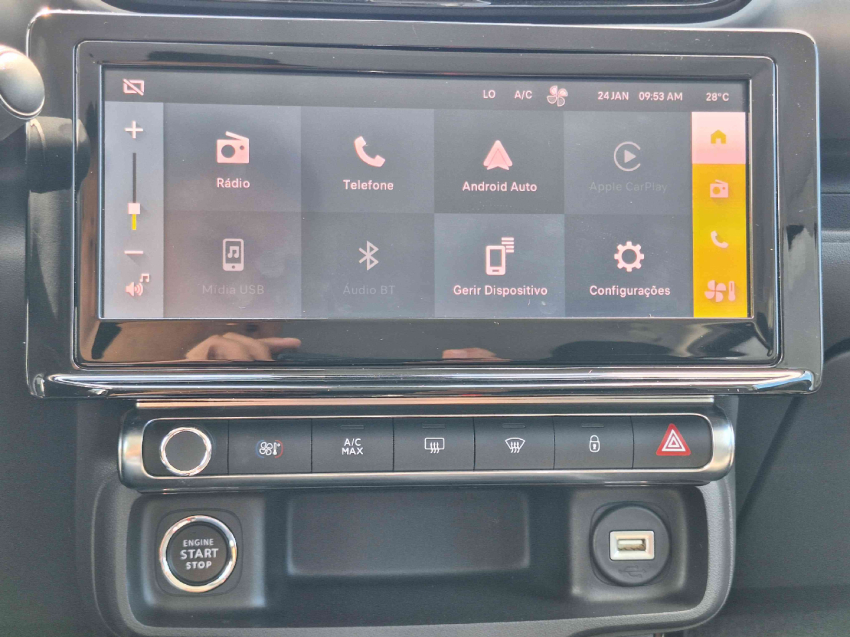 citroen c4 cactus 1.6 vti 120 flex feel pack eat6 4p automatico 20243