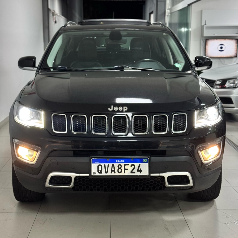 COMPASS LIMITED 4X4 2019 (80MIL KM) - TETO SOLAR 1 ANO DE GARANTIA