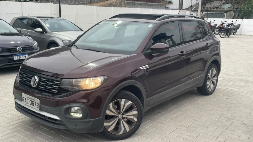 volkswagen t-cross 1.0 200 tsi total flex comfortline automatico 4p 20201
