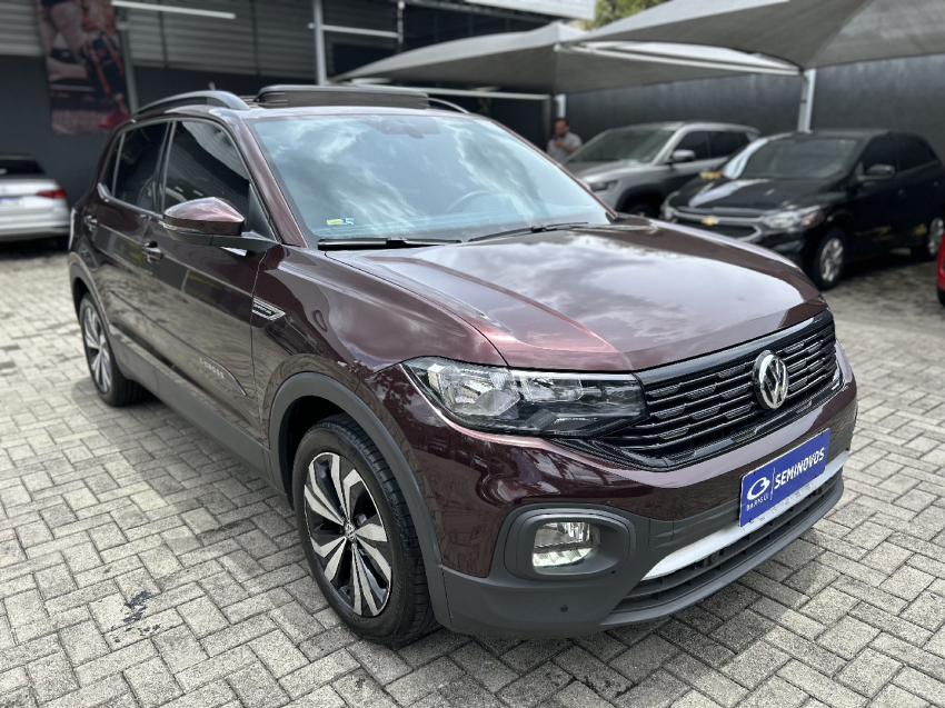 volkswagen t-cross 1.0 200 tsi total flex comfortline automatico 4p 2021