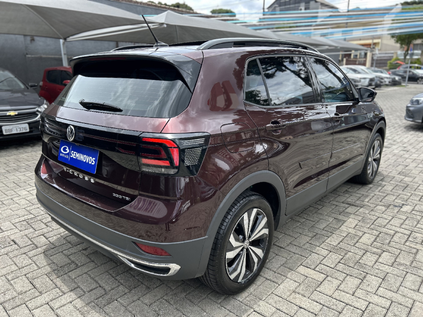 volkswagen t-cross 1.0 200 tsi total flex comfortline automatico 4p 20216