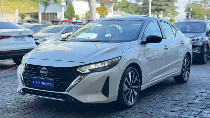 sentra exclusive 2.0 - test drive 2500km 25/26 impecavel vox joinville1