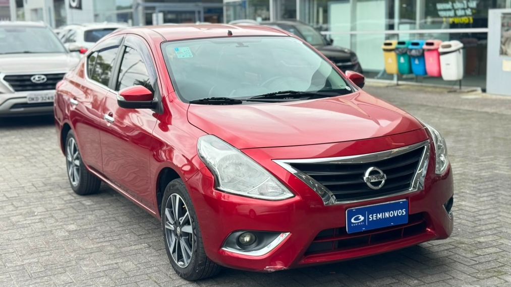 nissan versa 1.6 16v flexstart sl 4p xtronic flex automatico 2019