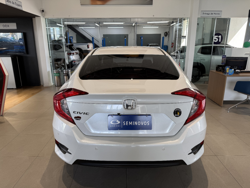 honda civic 2.0 16v flexone exl 4p cvt flex automatico 20185