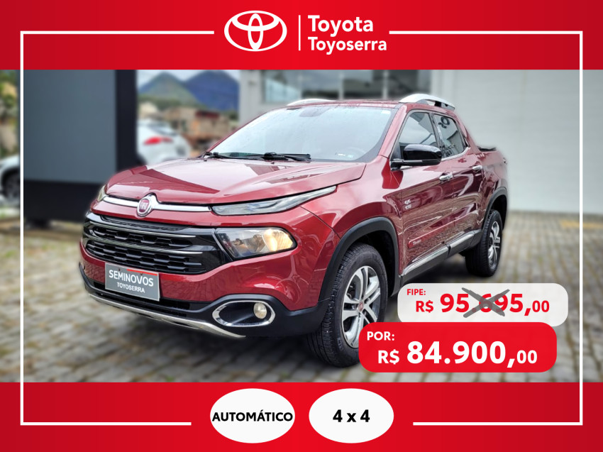 fiat toro volcano 2.0  4x4 tb diesel at.