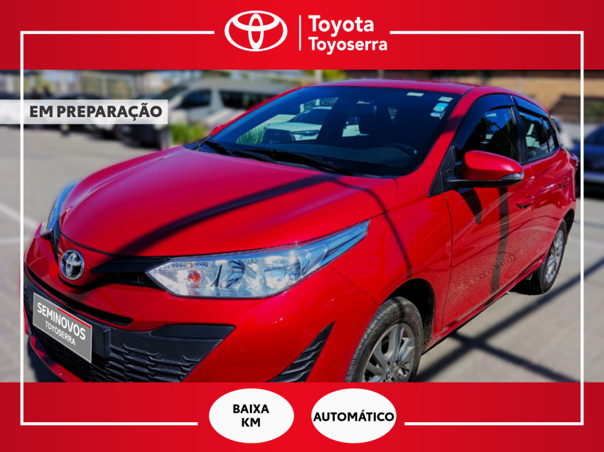 baixa km! - toyota yaris xl plus con. 1.5 flex  automatico