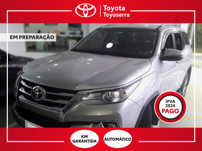 baixa km! - toyota hilux sw4 srv 4x2 2.7 flex  automatico