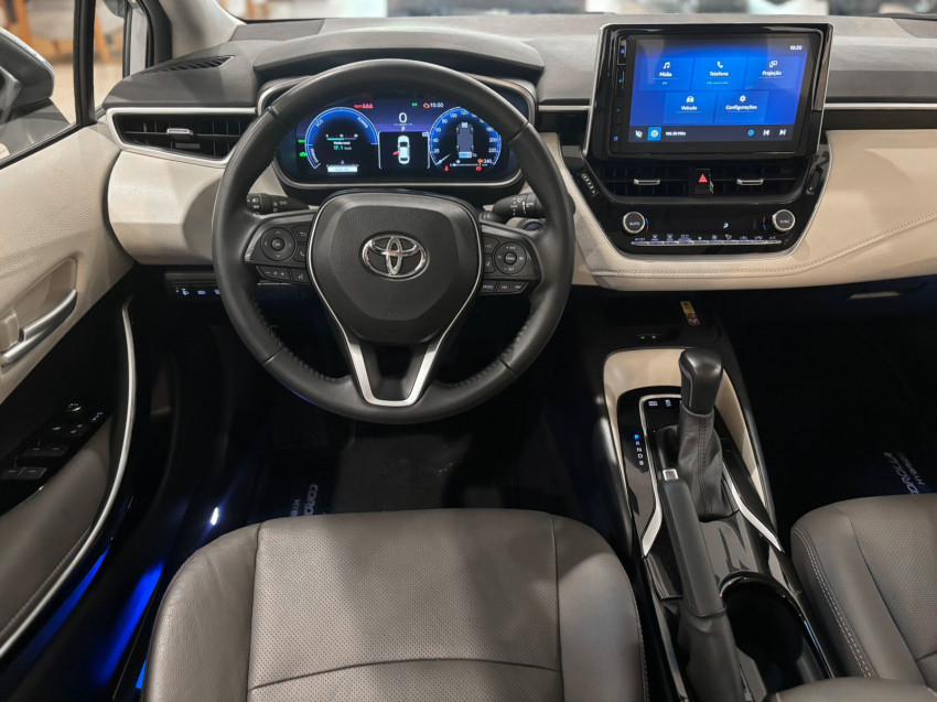 baixa km! - toyota corolla altis prem. 1.8 automatico (hibrido)12