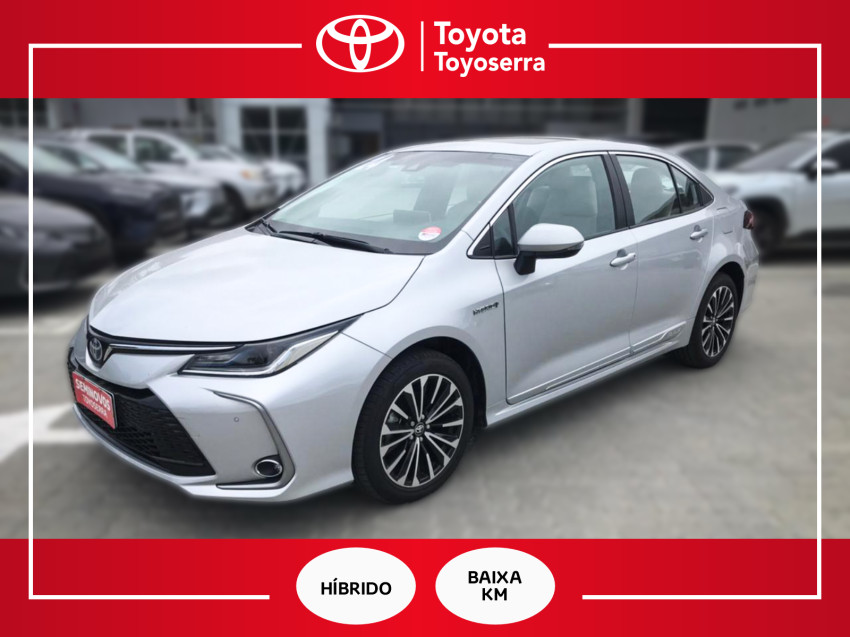 baixa km! - toyota corolla altis prem. 1.8 automatico (hibrido)