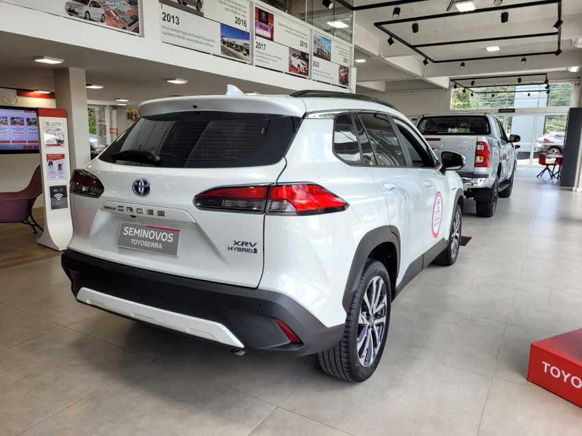 baixa km! - toyota corolla cross xrv 1.8  automatico (hibrido)