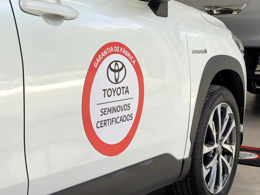 baixa km! - toyota corolla cross xrv 1.8  automatico (hibrido)
