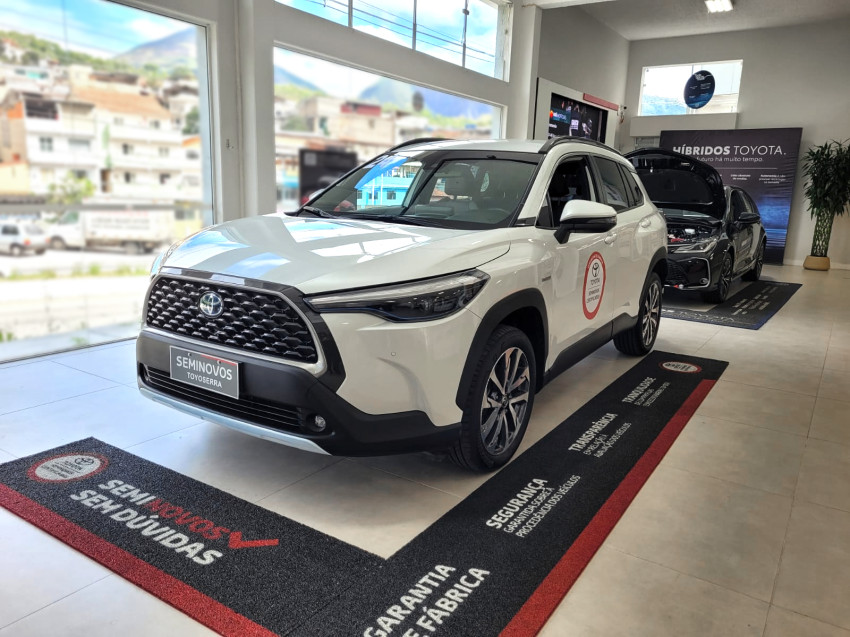 baixa km! - toyota corolla cross xrv 1.8  automatico (hibrido)