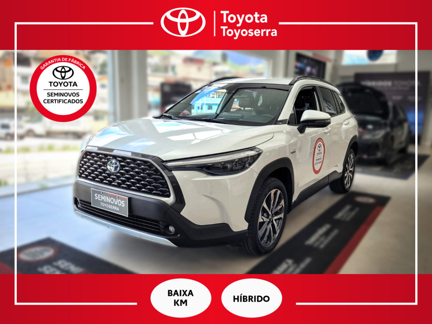 baixa km! - toyota corolla cross xrv 1.8  automatico (hibrido)