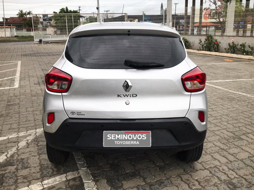 baixa km! - renault kwid zen 1.0 flex  manual12