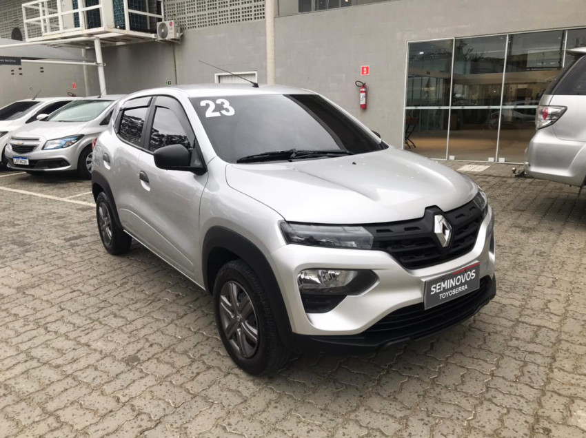 baixa km! - renault kwid zen 1.0 flex  manual3