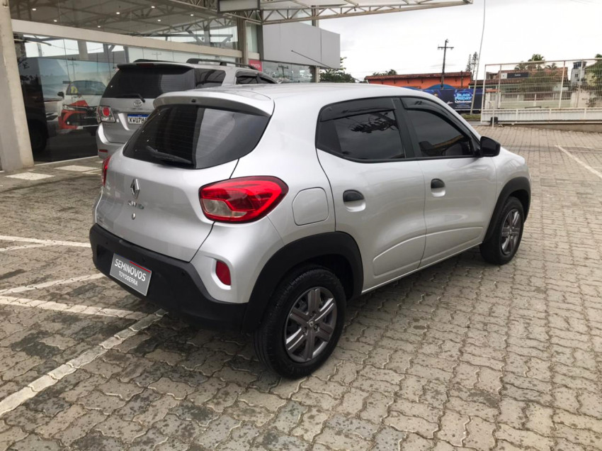 baixa km! - renault kwid zen 1.0 flex  manual4