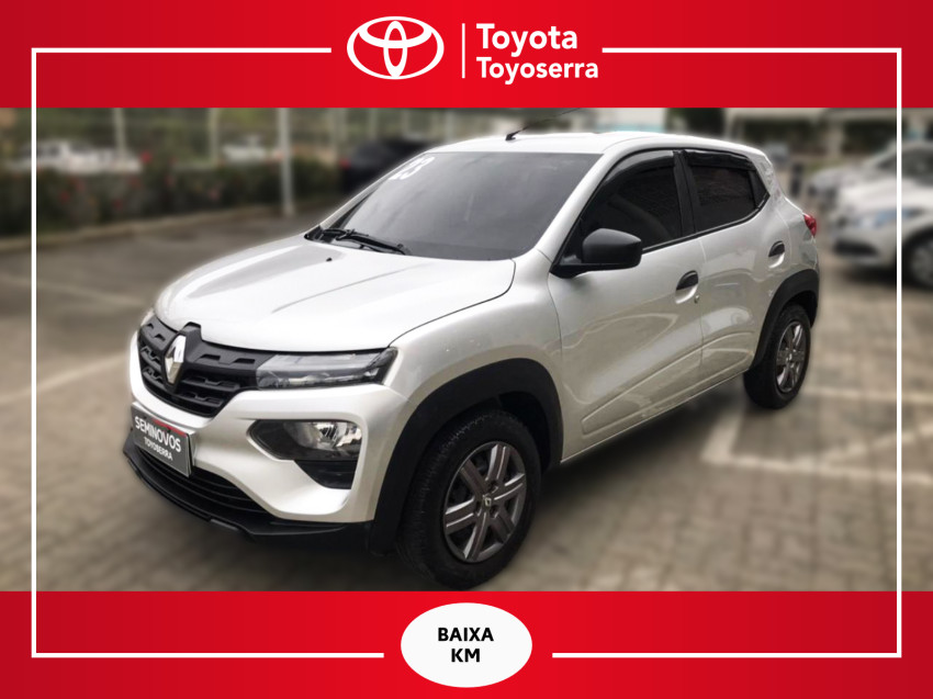 baixa km! - renault kwid zen 1.0 flex  manual