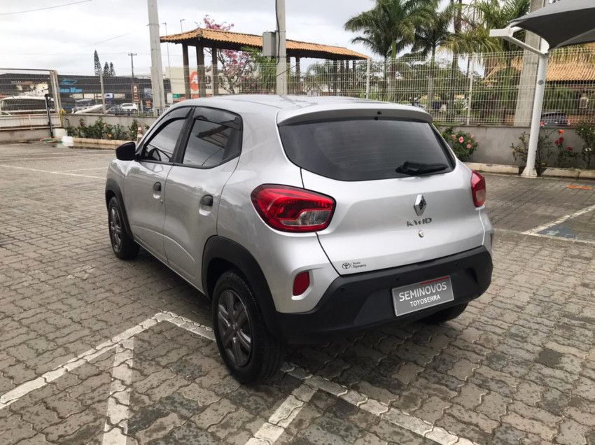 baixa km! - renault kwid zen 1.0 flex  manual5