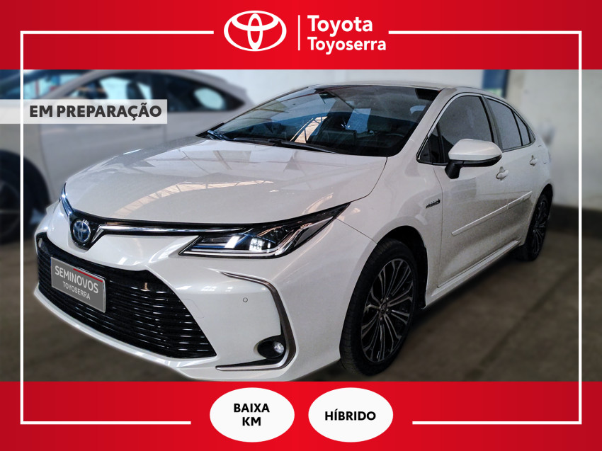 baixa km! - toyota corolla altis prem. 1.8 automatico (hibrido)