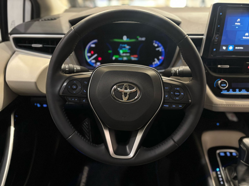 baixa km! - toyota corolla altis prem. 1.8 automatico (hibrido)