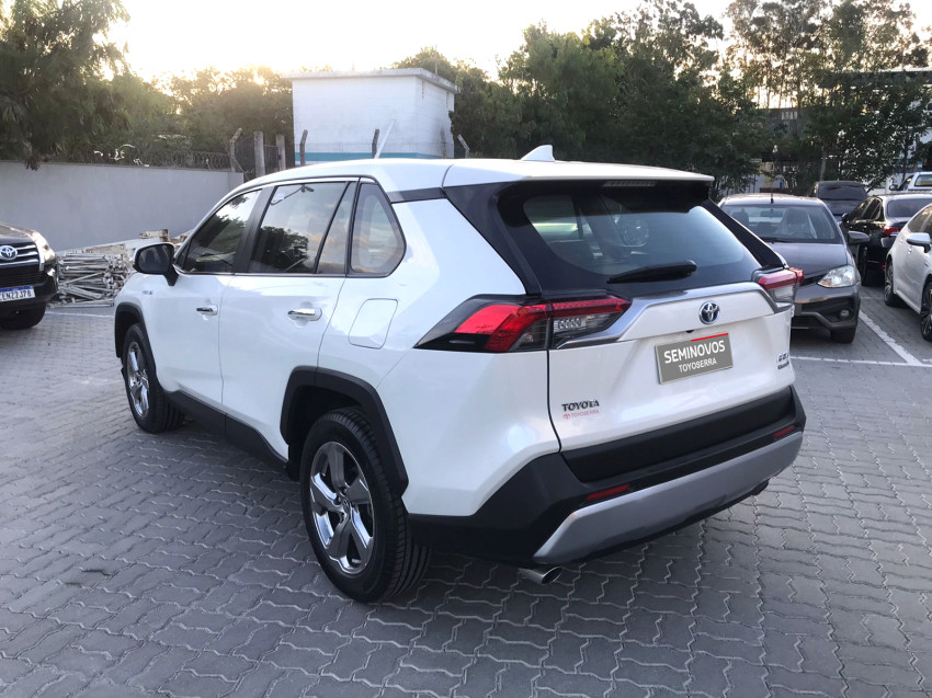 baixa km! - toyota rav4 2.5 s connect 4x4 automatico (hibrido)