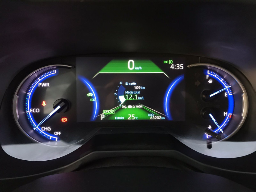 baixa km! - toyota rav4 2.5 s connect 4x4 automatico (hibrido)