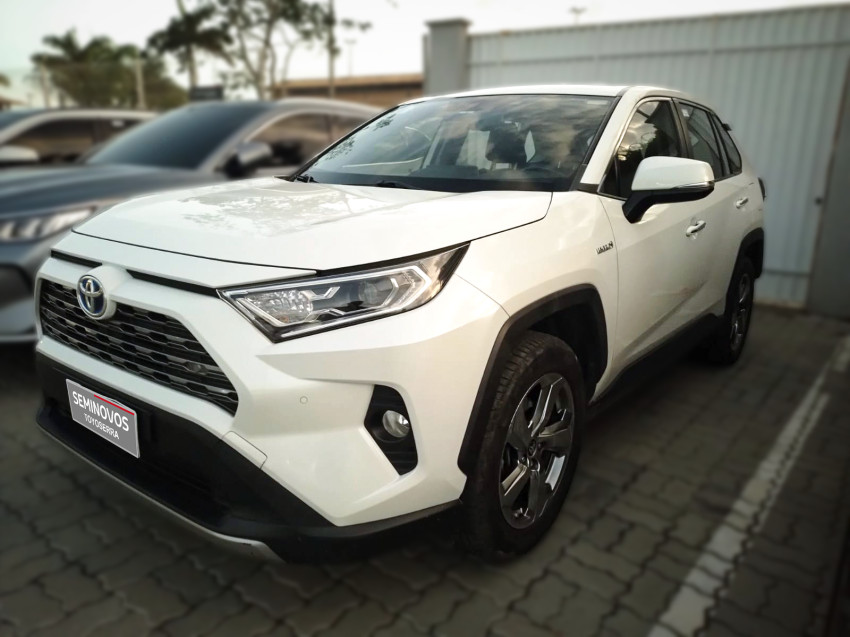 baixa km! - toyota rav4 2.5 s connect 4x4 automatico (hibrido)