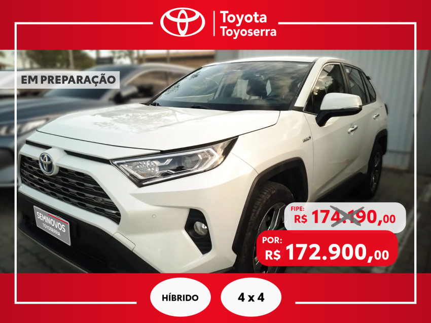 baixa km! - toyota rav4 2.5 s connect 4x4 automatico (hibrido) baixa km! - toyota rav4 2.5 s connect 4x4 automatico (hibrido)