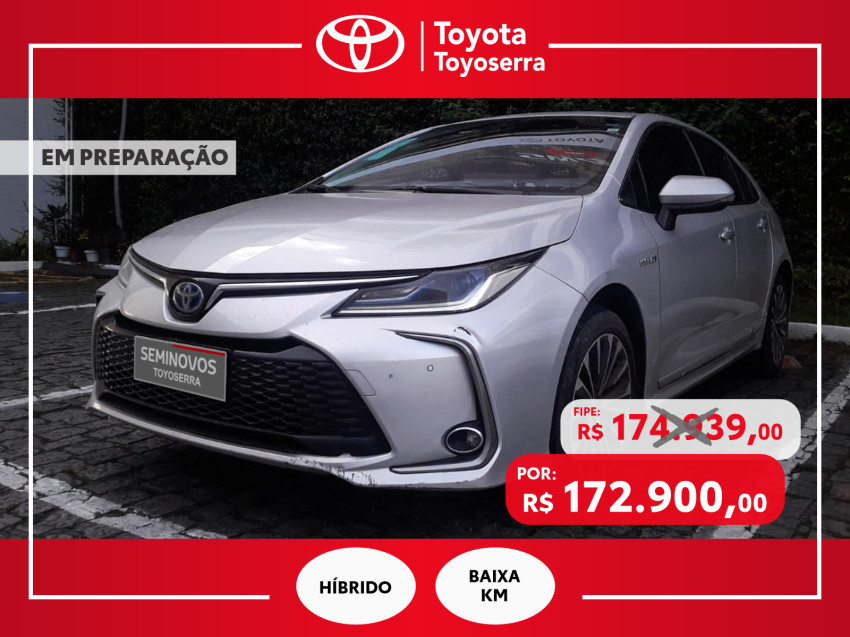 baixa km! - toyota corolla altis prem. 1.8 automatico (hibrido) baixa km! - toyota corolla altis prem. 1.8 automatico (hibrido)
