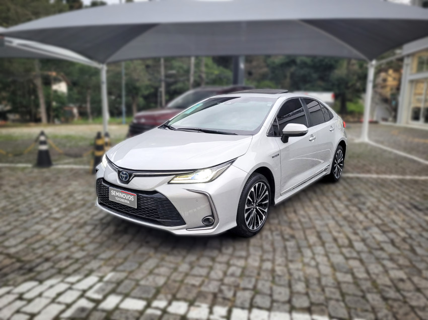 baixa km! - toyota corolla altis prem. 1.8 automatico (hibrido)