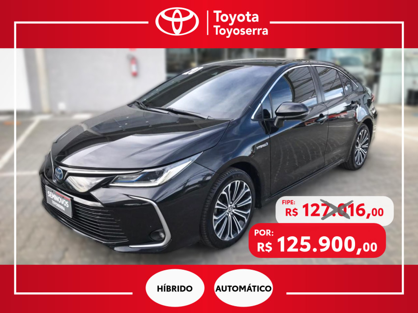 toyota corolla altis prem. 1.8 automatico (hibrido)