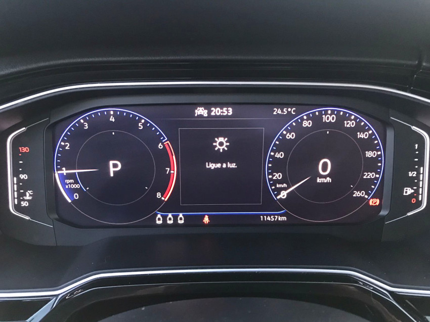 baixa km! - volkswagen nivus highline 1.0 200 tsi flex automatico.