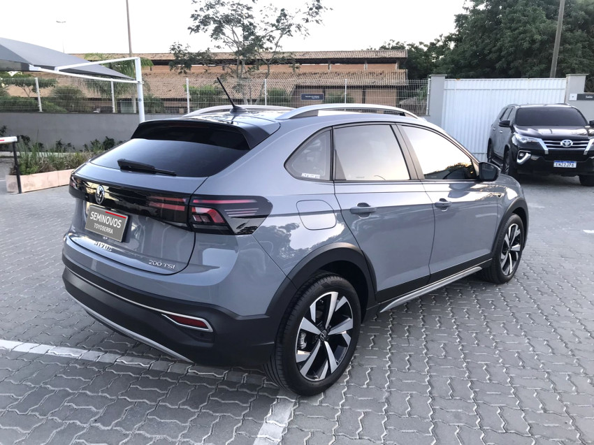 baixa km! - volkswagen nivus highline 1.0 200 tsi flex automatico.