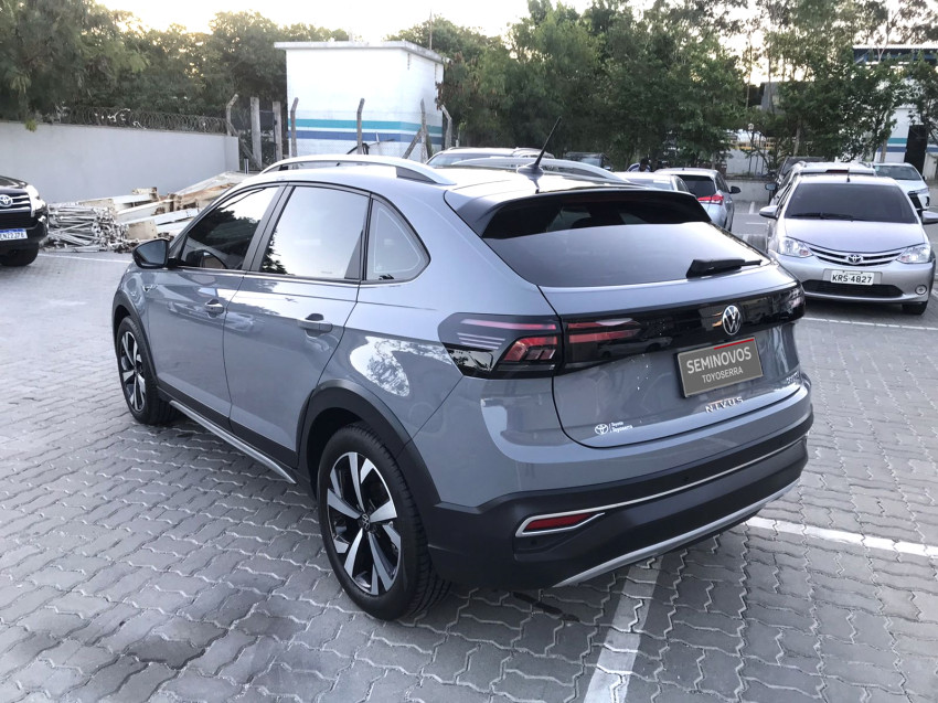 baixa km! - volkswagen nivus highline 1.0 200 tsi flex automatico.