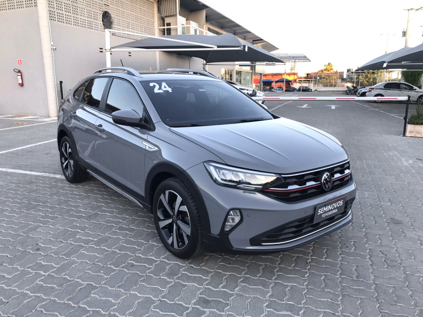 baixa km! - volkswagen nivus highline 1.0 200 tsi flex automatico.