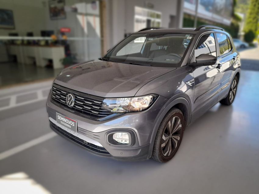 baixa km! - volkswagen t-cross comfortline 1.0 tsi flex  automatico