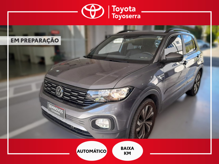 baixa km! - volkswagen t-cross comfortline 1.0 tsi flex  automatico