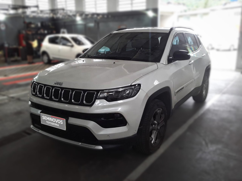 baixa km! - jeep compass longitude 2.0 4x2 flex  automatico