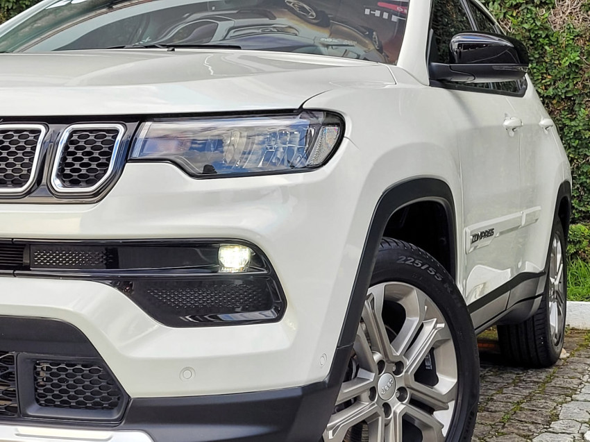 baixa km! - jeep compass long. t270 1.3 tb 4x2 flex automatico