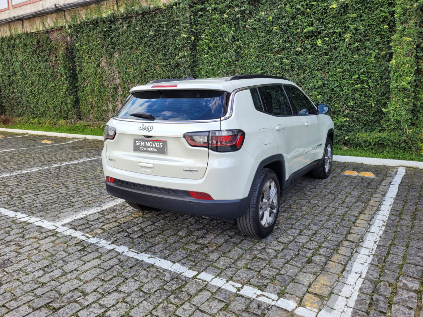baixa km! - jeep compass long. t270 1.3 tb 4x2 flex automatico