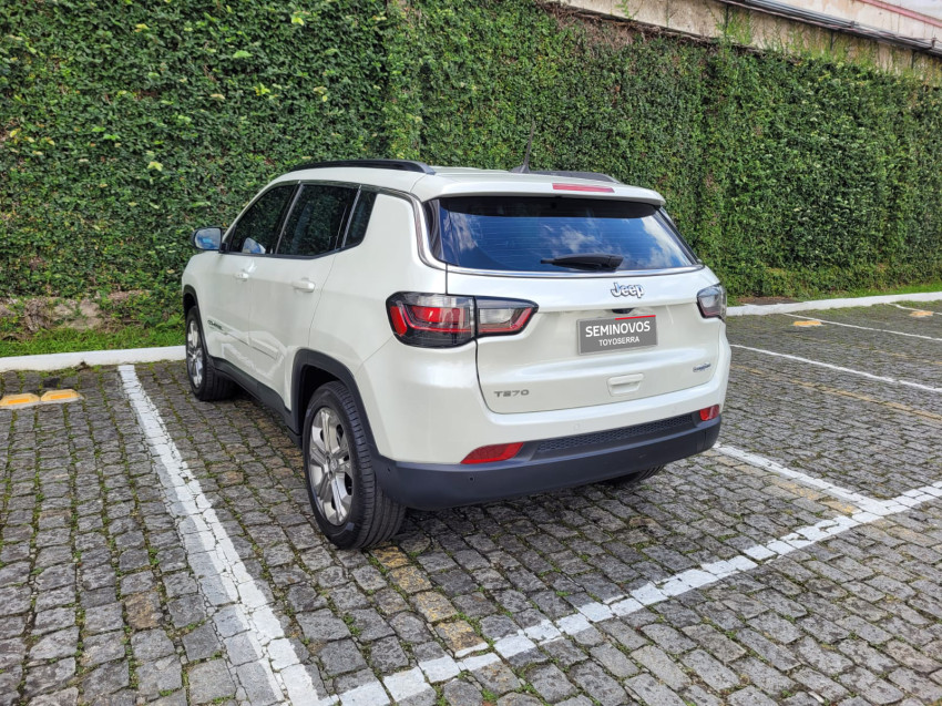 baixa km! - jeep compass long. t270 1.3 tb 4x2 flex automatico