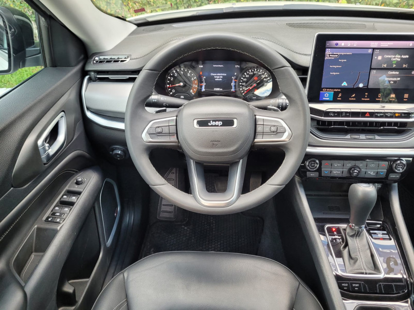 baixa km! - jeep compass long. t270 1.3 tb 4x2 flex automatico