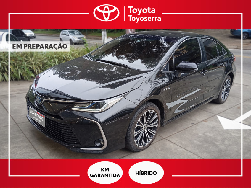 baixa km! - toyota corolla altis prem. 1.8 automatico (hibrido)