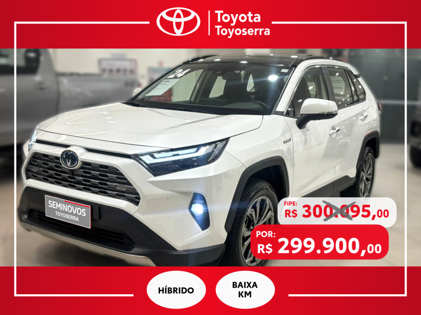 baixa km! - toyota rav4 2.5 sx connect 4x4 automatico (hibrido) baixa km! - toyota rav4 2.5 sx connect 4x4 automatico (hibrido)